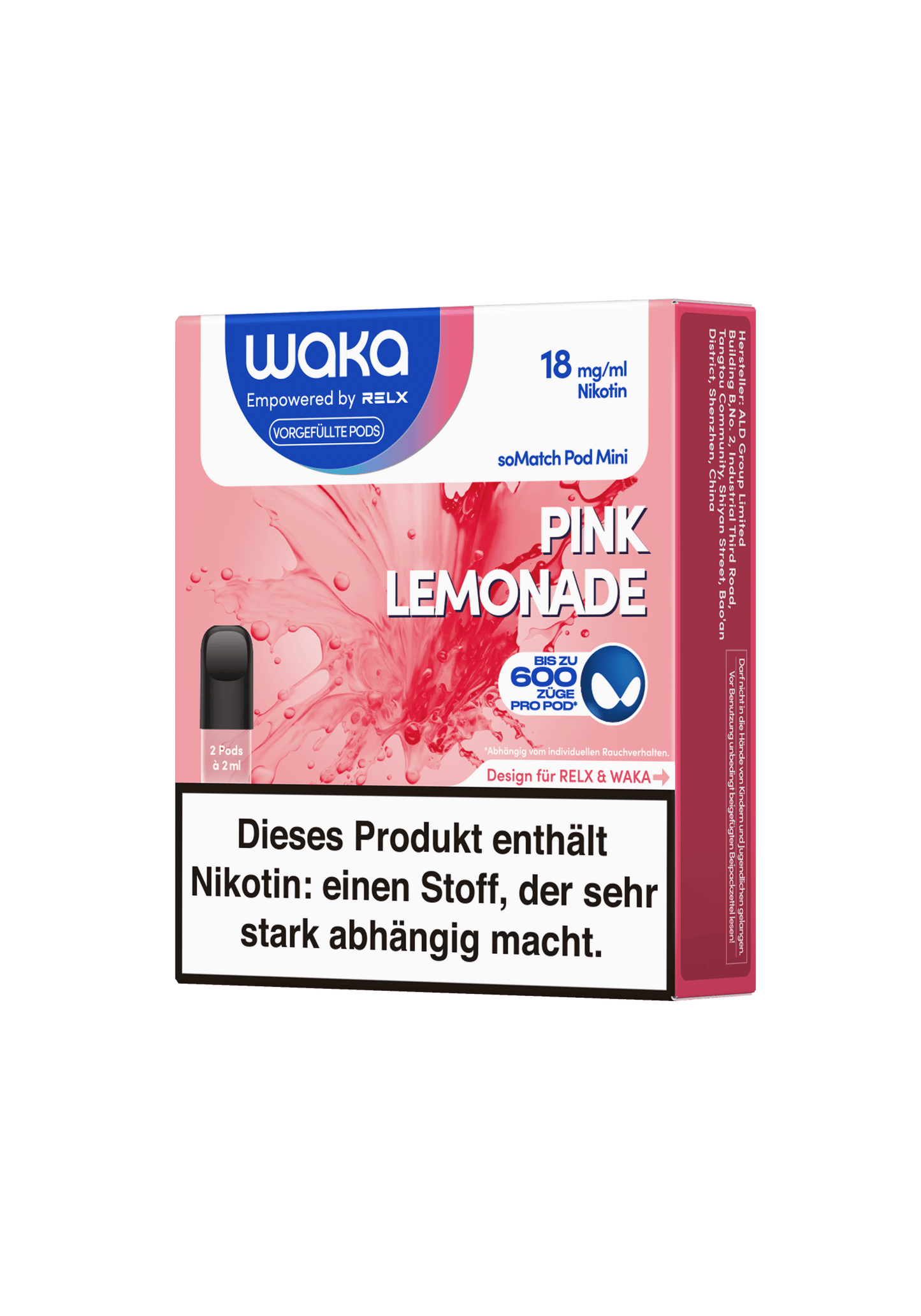 Waka soMatch Pod - Pink Lemonade (2 Pods)