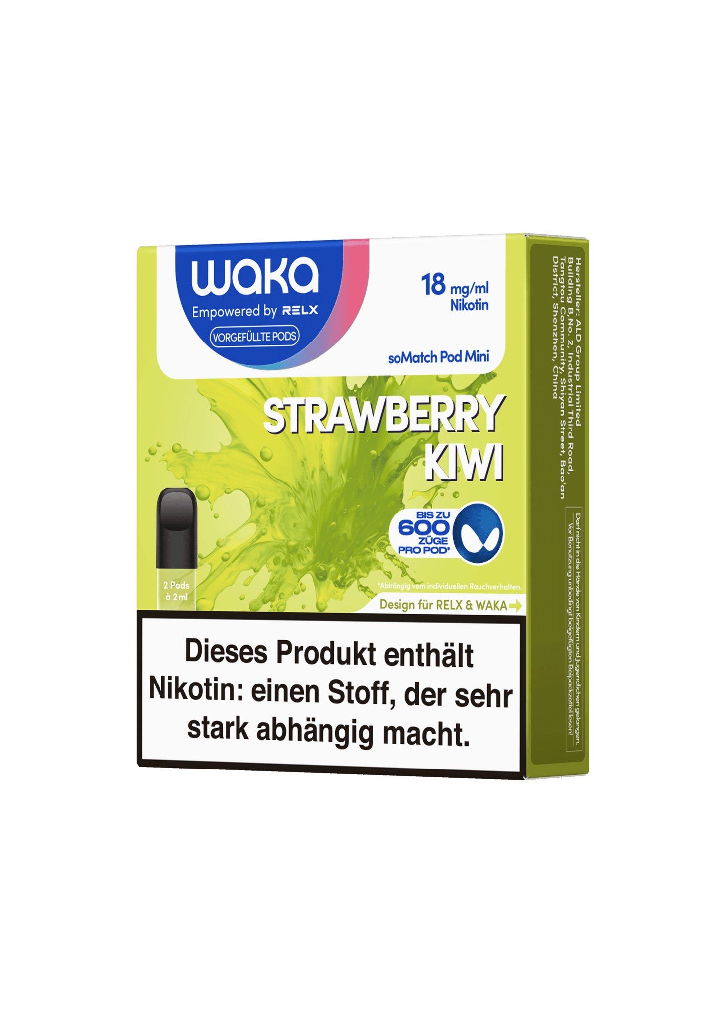 Waka soMatch Pod - Strawberry Kiwi (2 Pods)