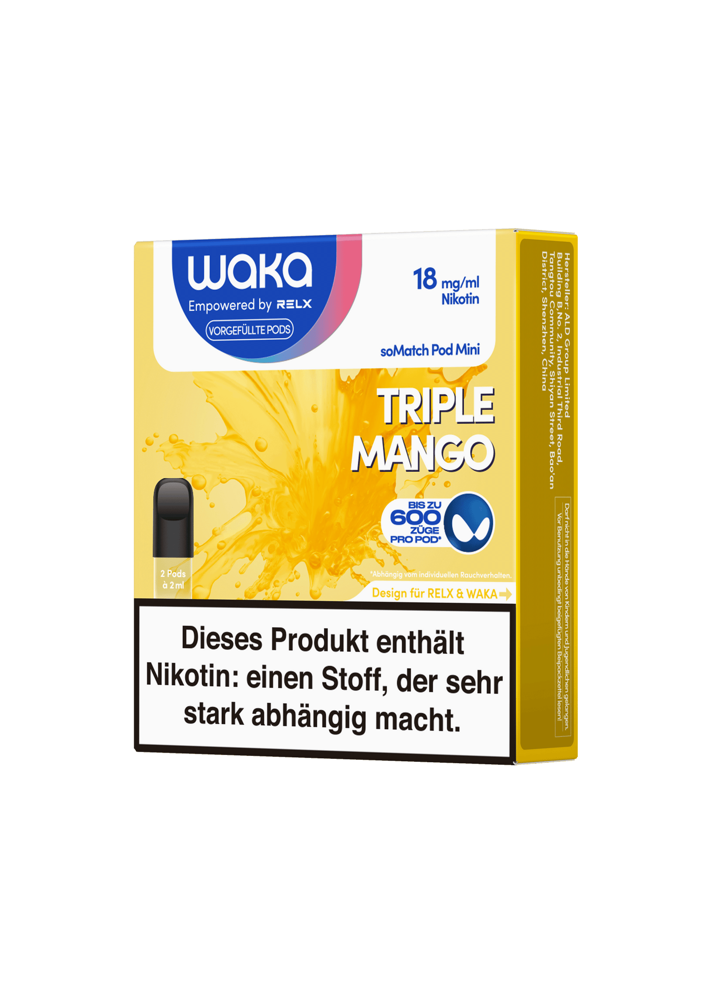 Waka soMatch Pod - Triple Mango (2 Pods)